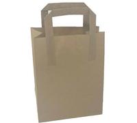The Packaging Bubble 100 X Medium Brown Kraft Carrier Bags