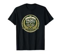 The Padel Society Elegant Crest Padel Player T-Shirt