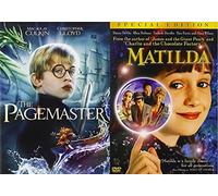 The Pagemaster & Matilda DVD Set Classic Family Fantasy Movie Bundle Double Feature