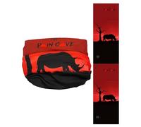 THE PAIN CAVE Buff Multifunctional Snood - Neck Warmer Snoods for Men & Women with Sun Protection, Neck Gaiter for Ski, Cycling, Running - Rhino