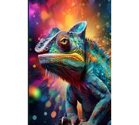 The Painted Menagerie | Sir Blendalot: Daily Planner with Colorful Animal Cover - Undated Weekly Organizer - 4 Pages per Week - 6x9 Softcover Journal ... your days with a touch of wild beauty.
