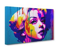 The Painted Woman Canvas Wall Art Print 30x20 Inch