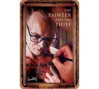 The Painter and the Thief (2020) Movie Poster Metal Sign Tin Metal Retro Wall Decor for Home,Street,Gate,Bars,Club ,Restaurants,Cafes,Store Pubs Sign Gift 8 X 12 INCH Metal Sign