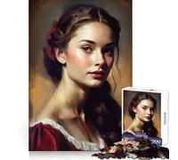The Painterly Woman Teenagers 1000 Piece Jigsaw Puzzle Mind Exercise Toy Group Play Precision Cut Festival Gift (38x52cm)
