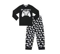 The Pajama Factory Player 1 Gaming Controller Long Pyjamas (13-14 Years) Black