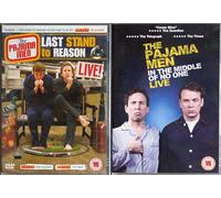 THE PAJAMA MEN 1-2 COMPLETE COLLECTION / 1. LAST STAND TO REASON - LIVE / 2. IN THE MIDDLE OF NO ONE LIVE = ULTIMATE 2x DVD UK SET