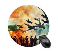 The Pakistan India Wars Round Mouse Pad for Office Home
