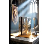 The Paladin's Oath: A Premium Hardcover Journal: A 200-Page Dotted Grid Tome for Sacred Vows, Virtuous Deeds, and Epic Chronicles. The Essential Companion for Knights, Clerics, and Heroes of Light