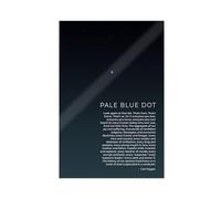 The Pale Blue Dot Poster Canvas Poster Bedroom Decor Sports Landscape Office Room Decor Gift Unframe: 12x18inch(30x45cm)