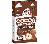 The Paleo Foods Co. Cocoa & Hazelnut Granola | Low Carb, Keto Friendly, Grain, and Gluten Free, Vegan, Paleo Granola (Cocoa & Hazelnut) (1 x 285G Pack)