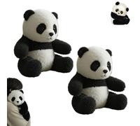 The Panda - Emotional Healing On Demand, 2pieces Ultra-soft Panda Plush Toy, Realistic Pandas Plush For EmotionalSupport, Huggable Plushpanda Toy, Cute Stuffed Animal Pandas Doll, For Boys Girls