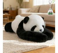 the panda weighted animal,weighted hugging stuffed animal,Soft Washable Comfort Animals Soft Hugging Pillow,Versatile 3 Sizes Fit Both Kids & Adults (giant panda M)