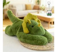 the panda weighted animal,weighted hugging stuffed animal,Soft Washable Comfort Animals Soft Hugging Pillow,Versatile 3 Sizes Fit Both Kids & Adults (dinosaur M)