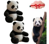 The Pandy - Emotional Healing on Demand, 2025 New Ultra-Soft Panda Plush Mimics the Matural Movements like a Real Panda, Ease Stress and Anxiety, Science-Backed Comfort (2PCS)