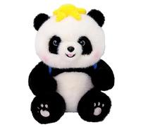 The Pandy - Emotional Healing on Demand, 35CM Soft Panda Toy with a Backpack, Ultra-Soft Emotional Support Stuffed Animal for Stress Relief & Comfort, For Sleep, For Gift (01#)