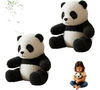 The Pandy - Emotional Healing on Demand,Pandy Paws Plush - Weighted Cuddly Soft Toy That Hugs You Back, Ultra-Soft Fur, Calming Comfort, 25 cm/10 in (2pc)