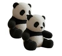 The Pandy - Emotional Healing on Demand,Realistic Panda Plush For Emotional Support,First Plushtoy That Hugs You Back,Ultra-Soft Fur and Hug-Like Design (2 Pcs)