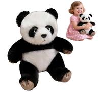 The Pandy - Emotional Healing On Demand, Realistic Panda Plush For Emotionals Support, Realistic Stress Reliefs Panda Stuffed Animal For Kids, With Ultra-Soft Furs And Hug-Like Design