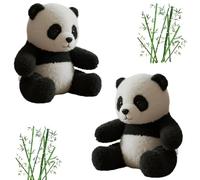 The Pandy - Emotional Healing On Demand, Realistic Panda Plush For Emotionals Support,With Ultra-Soft Fur Comforting Weight and Hug-Like Design, Stuffed Animal for Stress Relief (2pcs)