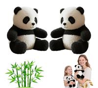 The Pandy - Emotional Healing on Demand, Realistic Panda Plush, The Panda Emotional Healing, The Pandy Hug Motion, for Stress Relief & Comfort (2PCS)