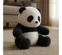 The Pandy - Emotional Healing on Demand,The Pandy Ai Plush for Emotional Support,Realistic Panda Plush,Mimics Natural Movements for Realistic Comfort,Has Super Soft Fur,The Comfort Hug You Have (25cm)