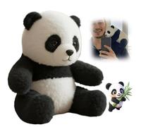 The Pandy Plush Toy,Emotional Healing On Demand,Realistic Panda Plush Stuffed,Huggable Cute Animal Stuffed Doll With Ultra-Soft Furs, For Soothing Sleep,Emotional Support 20cm