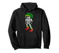 The Papa Elf Xmas Family Matching Adult Daddy Dad Boys Pullover Hoodie
