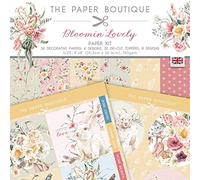 The Paper Boutique - Bloomin Lovely - Paper Kit, Multicoloured, 8 x 8 inches