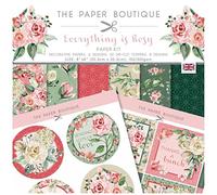 The Paper Boutique - Everything is Rosy - Paper Kit, 8 x 8 inches