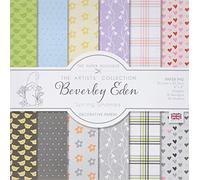 The Paper Boutique - Spring Gnomes - Paper Pad, 8 x 8 inches