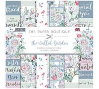 The Paper Boutique The Walled Garden 8x8 Embellishments Pad