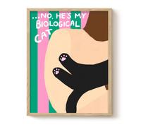 The Paper Tail Biological Cat Print | Size: A5 The Paper Tail Multicolor A5