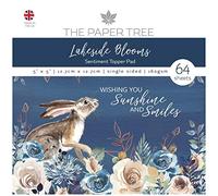 The Paper Tree Lakeside Blooms 5" x 5" Sentiment Topper Pad