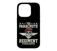 The Parachute Regiment Maroon Beret British Veteran Case for iPhone 14 Pro