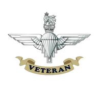 The Parachute Regiment Paras (VET2) Waterproof Vinyl Stickers Decal Army Veteran Squaddie (150mm)