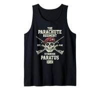 The Parachute Regiment Veteran Maroon Beret British Military Tank Top