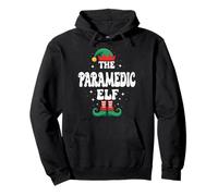 The Paramedic Elf Funny Christmas Matching Family Group Pullover Hoodie