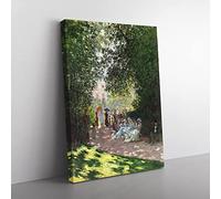 The Parc Monceau By Claude Monet Canvas Wall Art Print 20x14 Inch