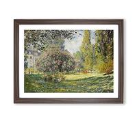 The Parc Monceau Vol.2 By Claude Monet Classic Painting Framed Print | A2 Walnut Framed Wall Art | Ready to Hang | Classic Historical Picture | Living Room Bedroom Lounge Office
