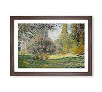 The PARC Monceau Vol.2 by Claude Monet Framed Print | A2 Walnut Framed Wall Art | Ready to Hang | Modern Historical Picture | Living Room Bedroom Lounge Office
