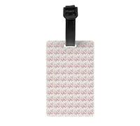 The Paris Tower and a Bicycle Print Luggage Tags for Suitcases Labels Set Travel Essentials Detachable Business Trip