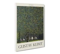 The Park By Gustav Klimt Canvas Print | Gallery Wrapped 30mm Frame Wall Art | 30x20 inches | Ready to Hang | Classic Landscape Picture | Living Room Bedroom Lounge Office