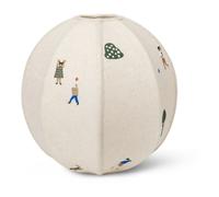 Ferm Living KIDS - The Park Lampshade Embroidered Textile Ø35 cm - Multi