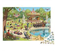 The Park‘s One Day of Anarchy Wooden Jigsaw Puzzle Waterproof 1000 Piece Puzzles for Adults Challenging And Brainteasing Games