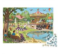 The Park‘s One Day of Anarchy Wooden Jigsaw Puzzle Waterproof 1000 Piece Puzzles for Adults Colourful Educational Games