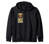 The Parkrunner Tarot Vintage Running Jogging Runner 10k 5k Zip Hoodie