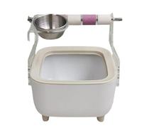 The parrot is a pot potty training tool for targeted excretion for climbing stopping