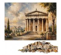 The Parthenon Nashville Wooden Jigsaw Puzzle 1000 Pieces, Gift for Adults | A focused indoor hobby: less screen time at home on quiet evenings.