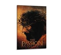 The Passion of The Christ Poster Wall Art Aesthetic Cover Poster Design Painting for Living Room Bed Room 12x18inch(30x45cm) Frame-style