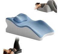 The Passion Pillow, Couple Pillows - 27° Angle Perfect Position, Memory Foam Cushion Provides Intimacy Support, The Spark Pillow for All Postures, Make Her Feel Truly Satisfied (Blue)